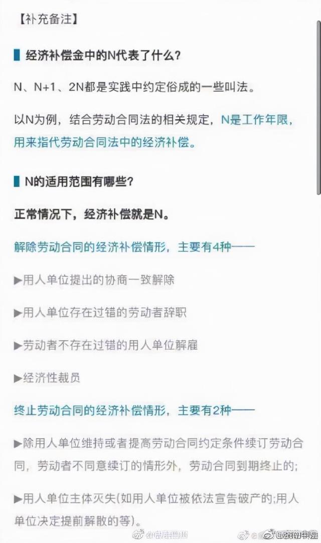 干货！离职经济补偿金一览表(2021)】