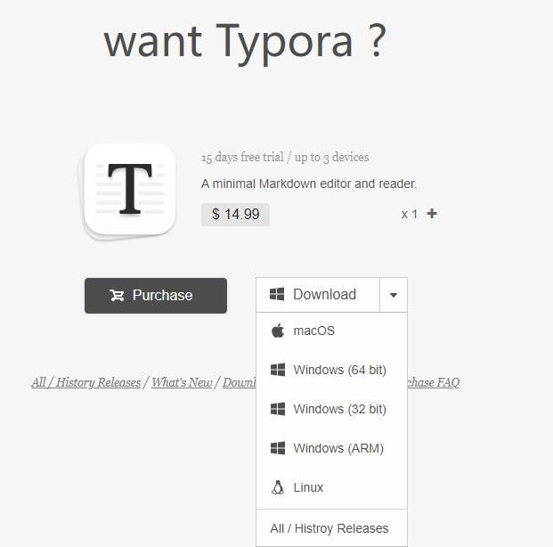 Markdown 编辑器 Typora 正式推出 1.0 版本，并开始收费