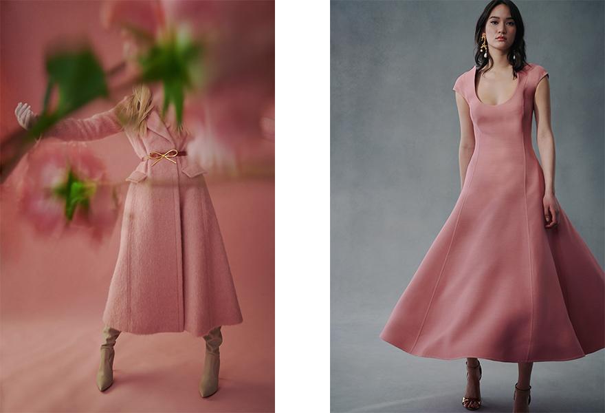 Oscar de La Renta 2021秋冬，漫不经心的方式对抗复杂，派对上更多一些浪漫