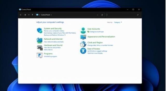 Windows11更改逻辑，控制面板将彻底改变