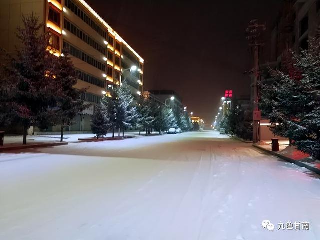 人间下了场甘南雪