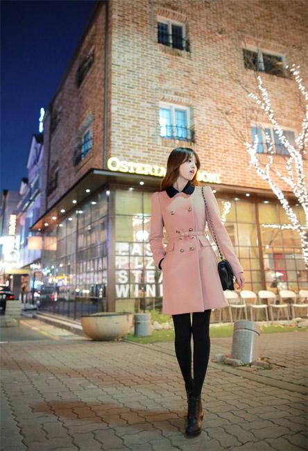 冬季+外套 这3款韩国风范真心美到腻~很显瘦哦~