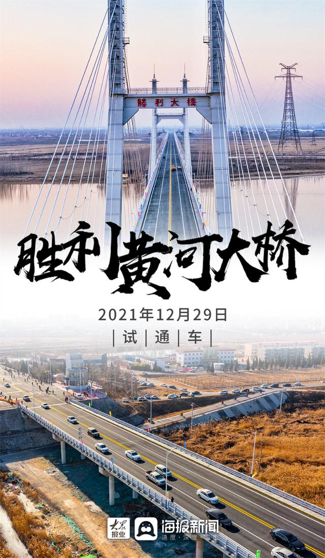 海报 | 东营胜利黄河大桥12月29日正式通车