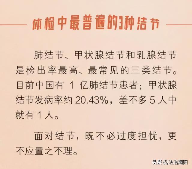 体检中最普遍的3种结节，如何判断良恶性？