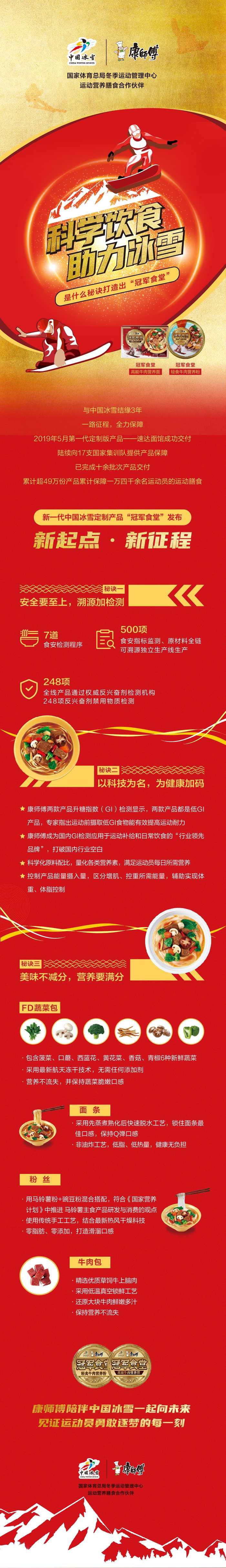 “科学饮食 助力冰雪” 是什么秘诀打造出康师傅冠军食堂？