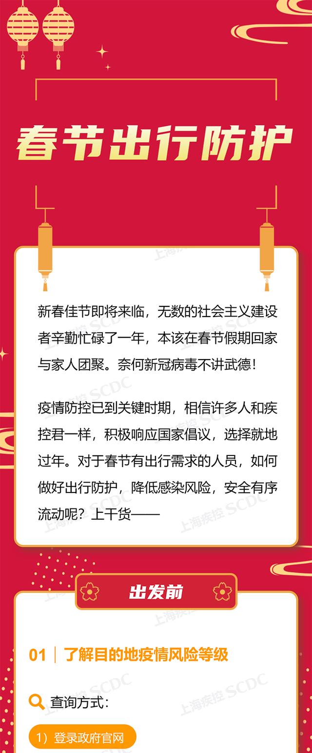 春节出行的健康防护攻略来啦，请注意查收！