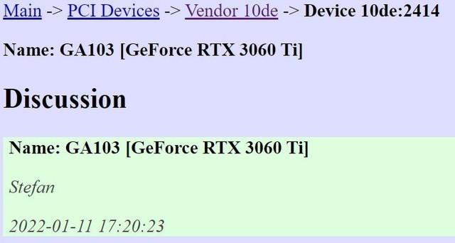 RTX 3060 Ti或将出新版：GA103核心