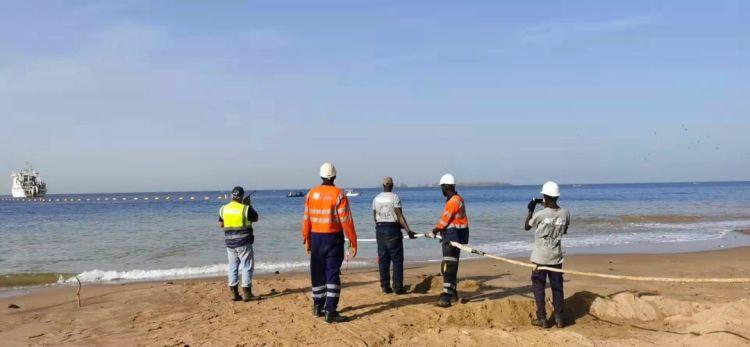 华海通信完成塞内加尔非洲之角国际海缆海上施工