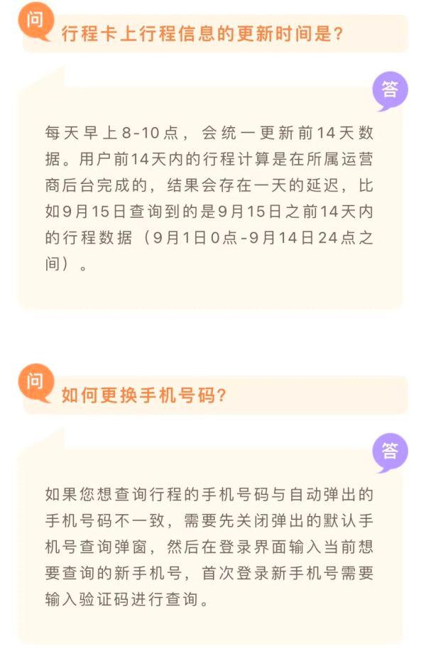 行程卡带“×”可以出行吗？会被隔离吗？如何更换绑定手机号？权威解答来了——