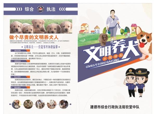 杭州市建德市钦堂乡：文明规范养犬 助力环境整治