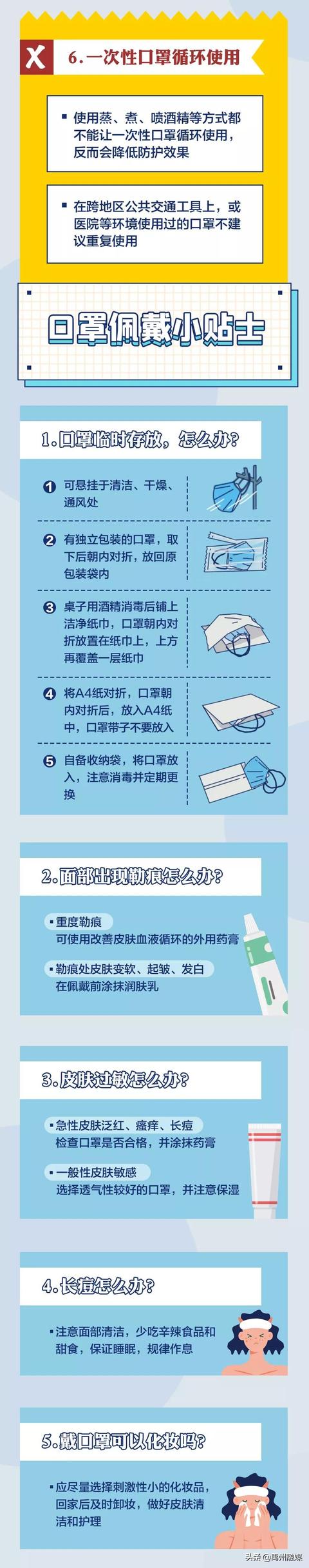 战疫不松懈 | 拉至下巴处、挂在手腕上、循环使用...口罩你真的用对了吗？