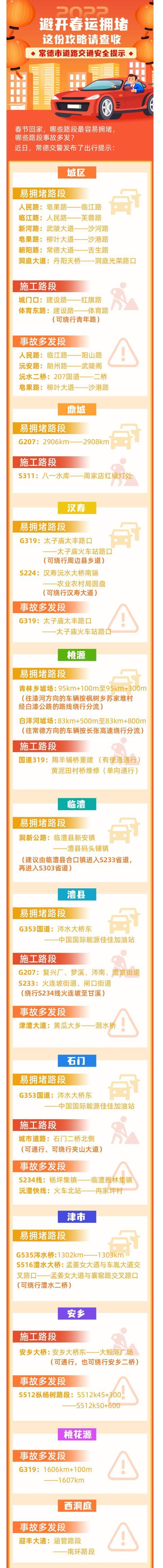 长图丨如何避开常德春运堵点，这份攻略请查收！