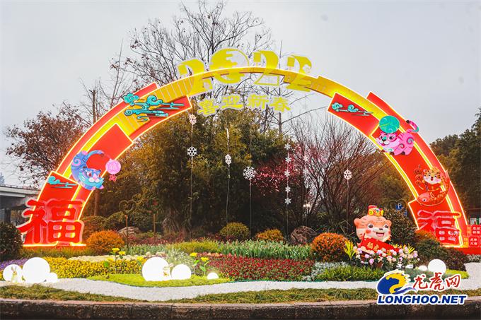 花卉“上新”扮“靓”大街小巷 雨花台区打造主题园林景观迎新春