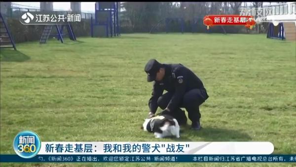 “新春走基层”我和我的警犬“战友”