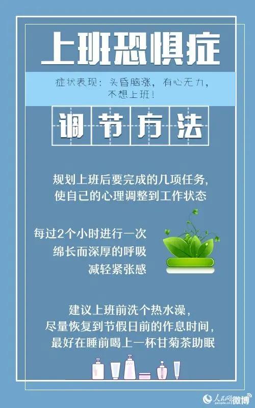 @职场人 节后上班如何赶走假日综合症？5招助你满血复活！