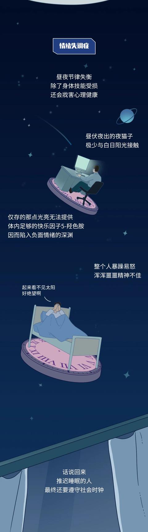 漫画科普：你以为你在熬夜，其实是夜在熬你！