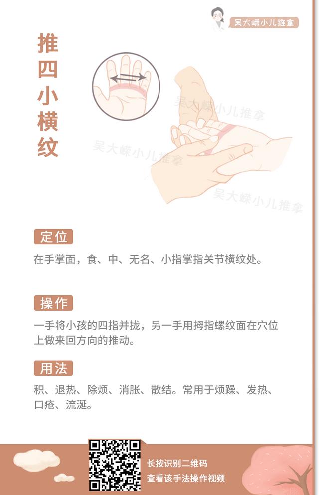 小儿调养 | 腺样体肥大小儿推拿方怎么用？