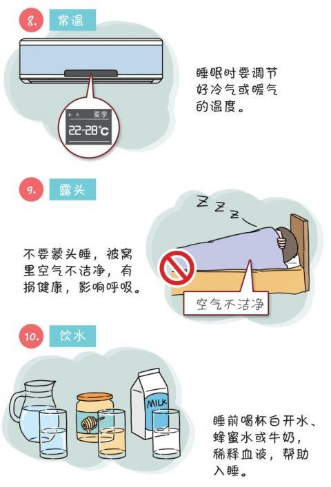 健康睡眠的10个“硬核”小技巧