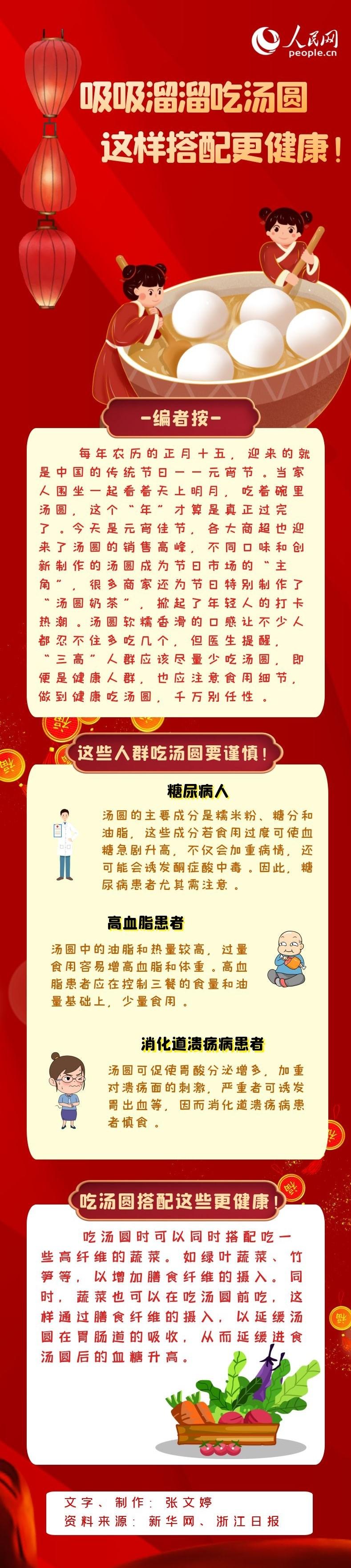 元宵节特辑|吸吸溜溜吃汤圆 这样搭配更健康