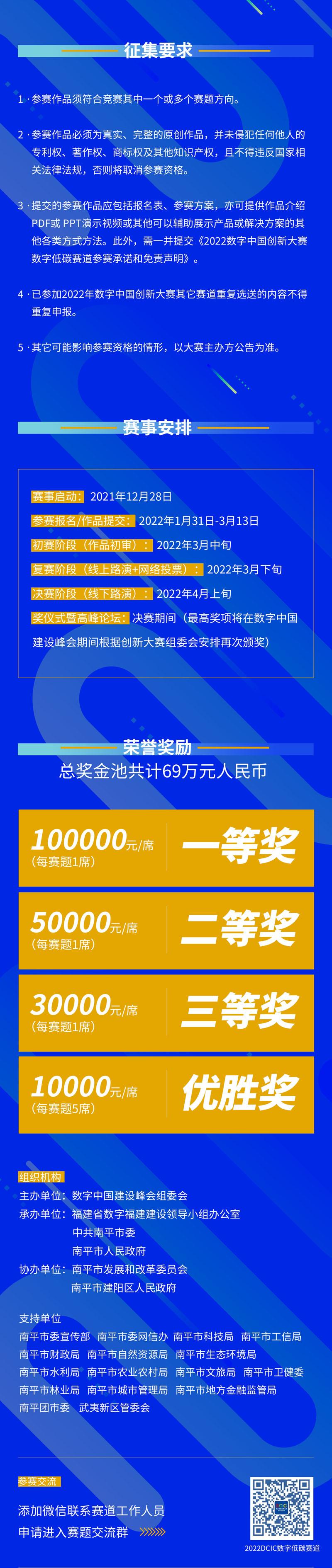 2022数字中国创新大赛数字低碳赛道参赛邀约来了！