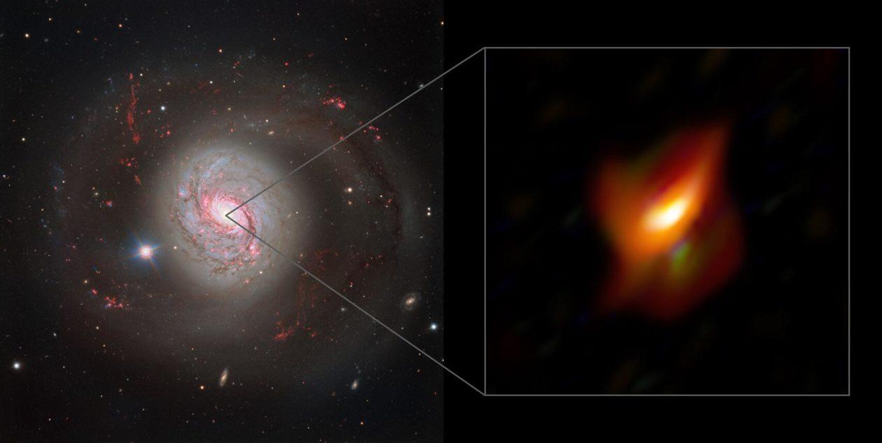 天文学家发现了一个隐藏在尘埃环中的超大质量黑洞