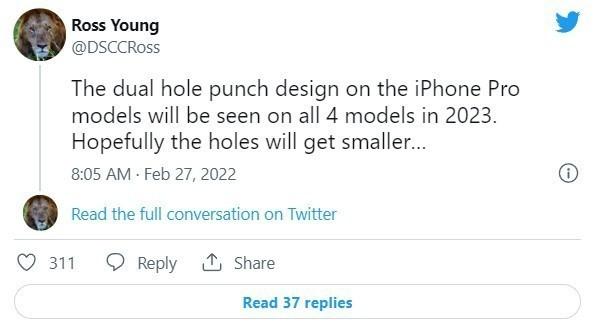 没比刘海屏好多少！iPhone 14系列屏幕叹号挖孔真实尺寸曝光