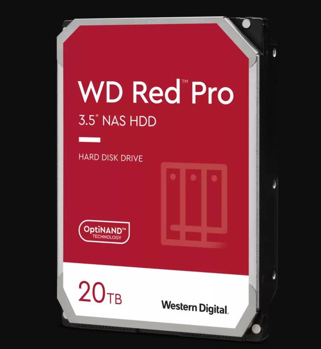 自带64GB“SSD”西数20TB红盘Pro上市销售 价格直奔6000元