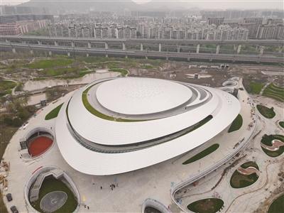 杭州电竞中心“星际战舰”即将启航