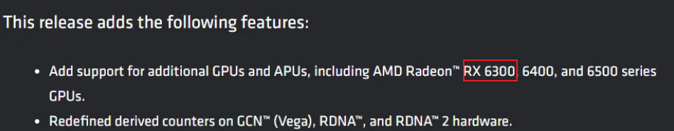 AMD RX 6300 桌面独显出现在官方支持列表中，最新架构“亮机卡”
