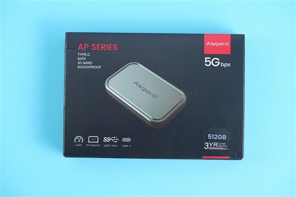 还不到iPhone一半大！阿斯加特512GB Type-C SSD图赏