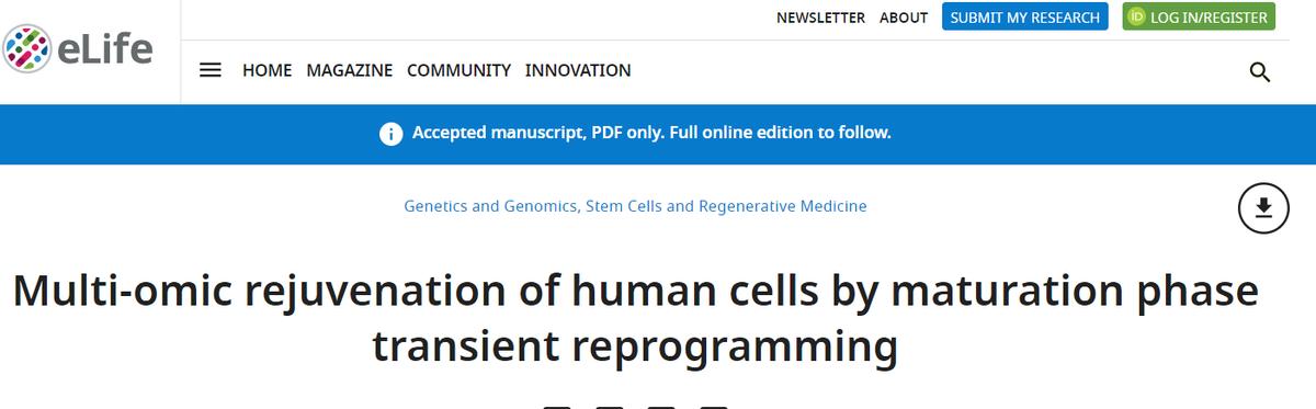 剑桥科学家找到精准细胞重编程新方法，13天让细胞皮肤年轻23岁