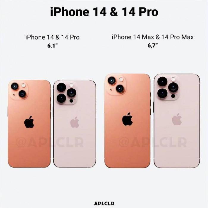 iPhone 14系列最新概念图出炉4款机型两种尺寸