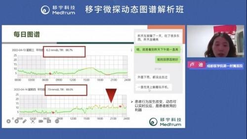 移宇科技动态图谱解析班顺利召开——远程实时监控，安心精准控糖