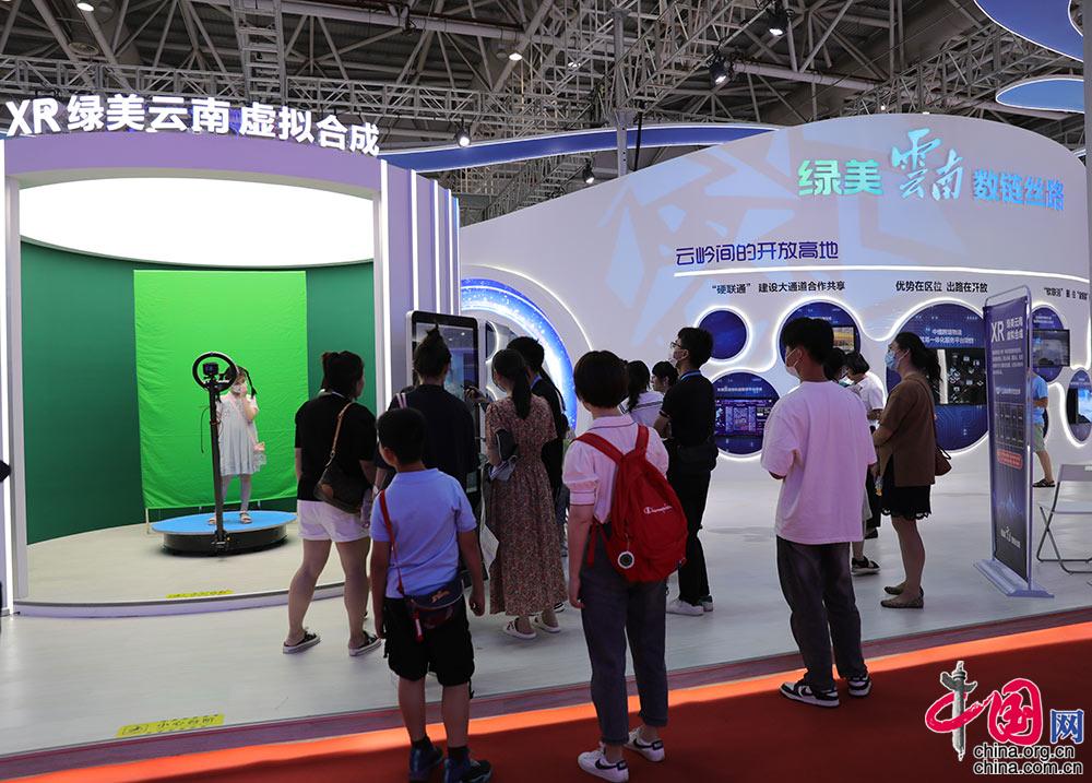 第五届数字中国建设成果展览会 那些“来了就不想走”的数字互动体验[组图]