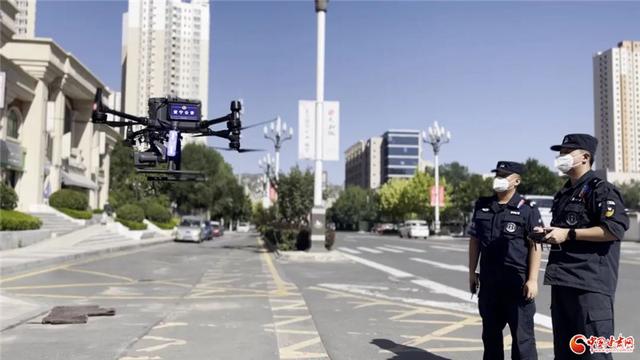 警翼UAV+警骑PTU——兰州公安安宁分局形成空地一体巡逻防控新模式