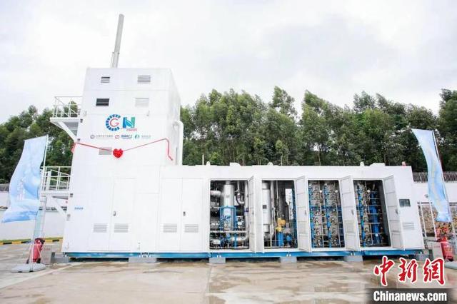 中国首套自主研发的橇装天然气制氢装置投用