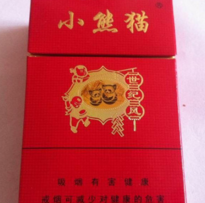 小熊猫香烟 软包图片