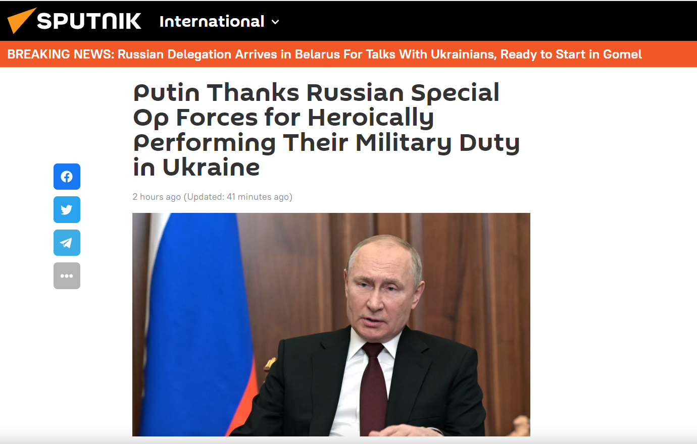 Highlights of Russian President Putin’s speech | Russia-Ukraine war ...