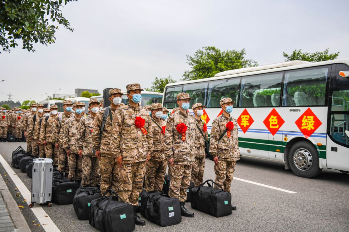 重庆警备区新兵图片