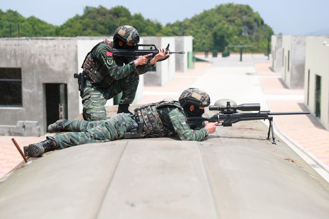 武警六盘水支队野外集中训练磨砺特战精兵