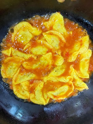 茄汁蛋饺图片