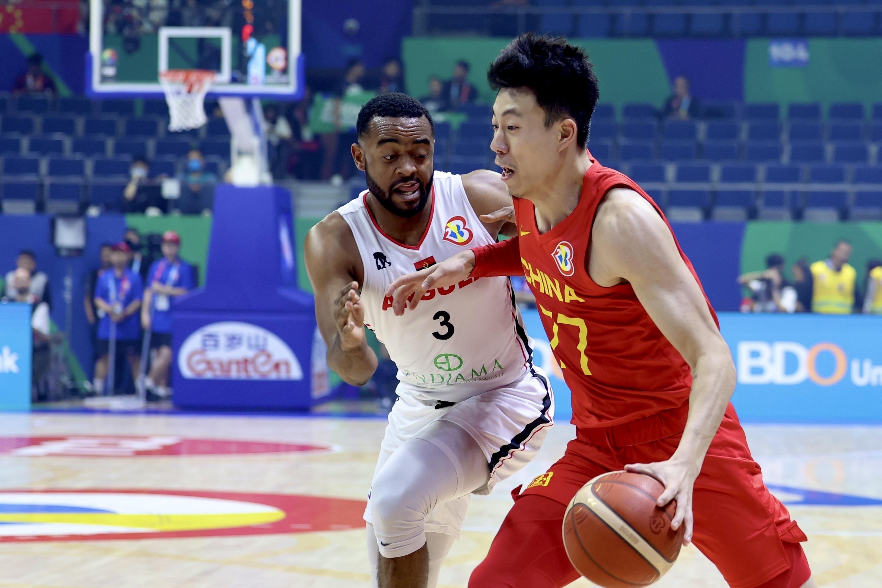 中国男篮战胜安哥拉男篮迎本届世界杯首胜